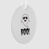 Boo! Niedliches Halloween von Lucas Retro Classic Ornament (Vorderseite)