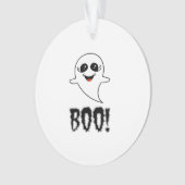 Boo! Niedliches Halloween von Lucas Retro Classic Ornament (Vorderseite)