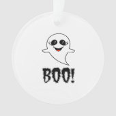 Boo! Niedliches Halloween von Lucas Retro Classic Ornament (Vorderseite)