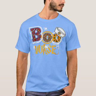 Boo Nurse Spooky Fall, Funny Health Worker Nurse H T-Shirt