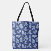 Boo Octopus Blue Kids Bekleidung & Dekoration Tasche (Vorderseite)
