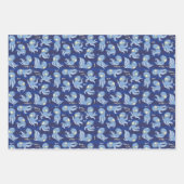 Boo Octopus Niedlicher Kindergeburtstag Party Geschenkpapier Set (Vorderseite)