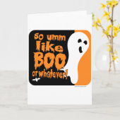 BOO oder was auch immer! Karte (Gelbe Blume)