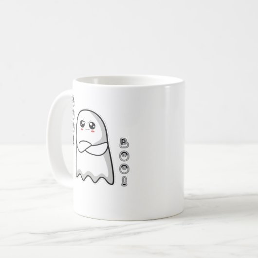 Boo Of Disapproval Classic Retro Kaffeetasse (Vorderseite Links)