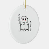 Boo Of Disapproval Classic Retro Keramik Ornament (Rechts)
