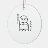 Boo Of Disapproval Classic Retro Keramik Ornament (Links)