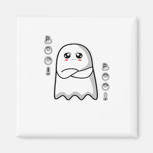 Boo Of Disapproval Classic Retro Magnet (Vorne)