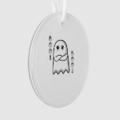 Boo Of Disapproval Classic Retro Ornament (Vorderseite)