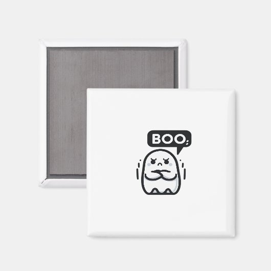 Boo Of Disapproval Funny Quote Magnet (Vorderseite/Rückseite)