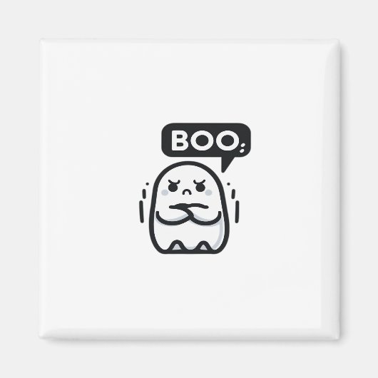 Boo Of Disapproval Funny Quote Magnet (Vorne)