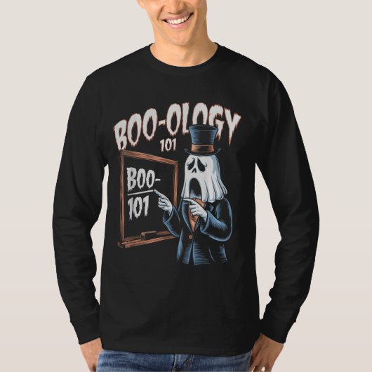 Boo-Ology 101,glücklicher Halbblut T-Shirt (Vorderseite)