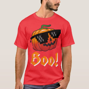 Boo Orange Pumpkin Sunglasses T-Shirt