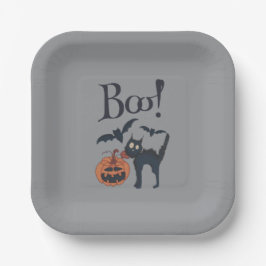 Boo! Pappteller