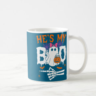 Boo passendes Paar Halloween lustig Boo Kaffeetasse