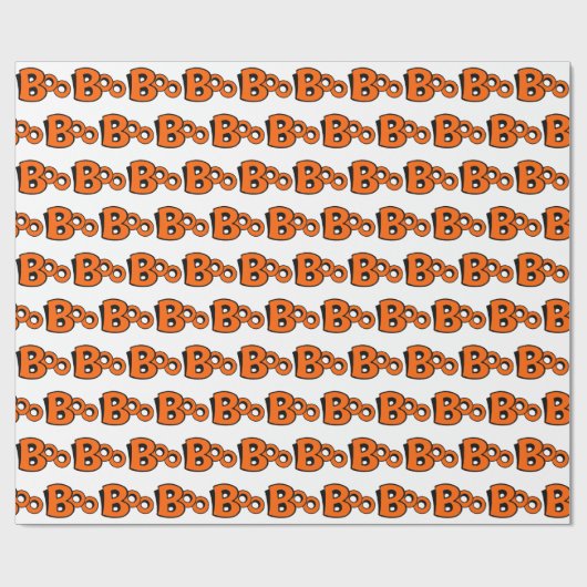Boo Pattern Geschenkpapier (Flach)