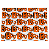 Boo Pattern Große Geschenktüte (Vorderseite)