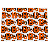 Boo Pattern Große Geschenktüte (Rückseite)