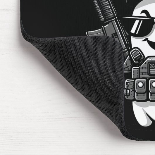 Boo Pew Tactical Ghost Kostüm Gun Lover Halloween Mousepad (Ecke)