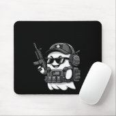 Boo Pew Tactical Ghost Kostüm Gun Lover Halloween Mousepad (Mit Mouse)