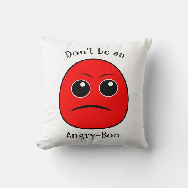 Boo Pillows - Angry-Boo Kissen (Vorderseite)
