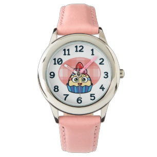 Boo Pink Cupcake Watch Armbanduhr