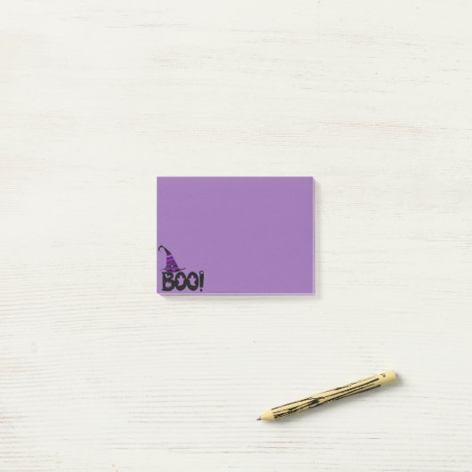 Boo! Post-it Klebezettel (Auf Schreibtisch)