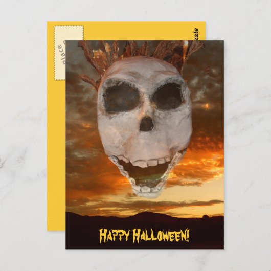 Boo!_ Postkarte (Vorne/Hinten)