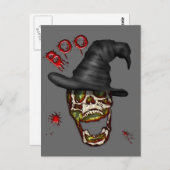 Boo Postkarte (Vorne/Hinten)