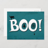 Boo! Postkarte (Vorne/Hinten)