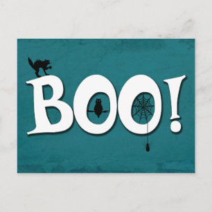 Boo! Postkarte