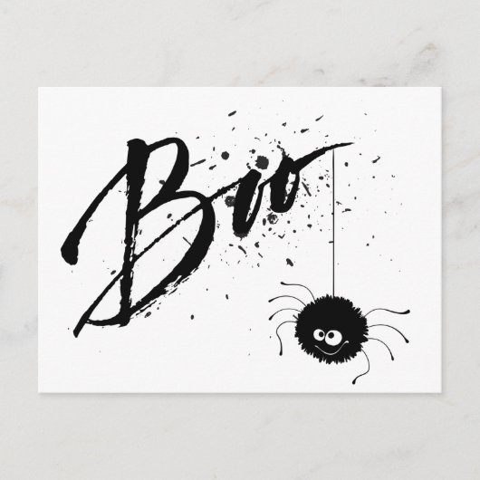 Boo Postkarte (Vorderseite)