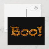 Boo! Postkarte (Vorne/Hinten)