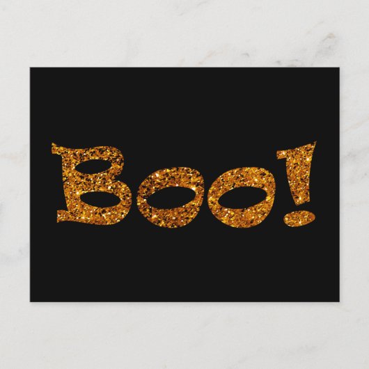 Boo! Postkarte (Vorderseite)