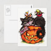 Boo! Postkarte (Vorne/Hinten)