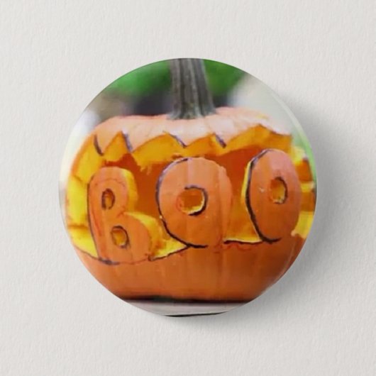 Boo Pumpkin - Button (Vorderseite)