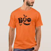 Boo Pumpkin Face Halloween T - Shirt Design (Vorderseite)