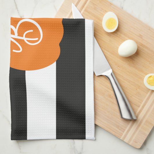 "Boo" Pumpkin Halloween Geschirrtuch (Viertel Falte)