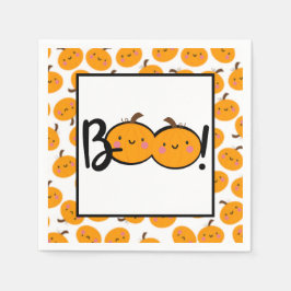 Boo Pumpkin Halloween-Party Napkins Serviette
