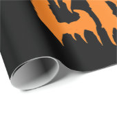 Boo Pumpkin Halloween Spider Nurse Halloween-Party Geschenkpapier (Rolleneckpunkt)