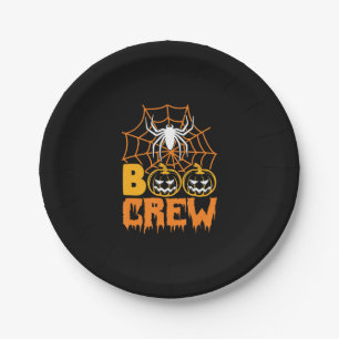 Boo Pumpkin Halloween Spider Nurse Halloween-Party Pappteller