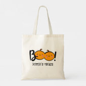 Boo Pumpkin Halloween Trick oder Treat Bag / Boo B Tragetasche (Rückseite)