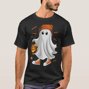 Boo Pumpkin Niedlich Ghost Halloween T-Shirt