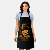 Boo Pumpkin Sarcastic Funny Halloween-Kostüm Schürze (Getragen)