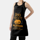 Boo Pumpkin Sarcastic Funny Halloween-Kostüm Schürze (InSitu)
