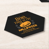 Boo Pumpkin Sarcastic Funny Halloween-Kostüm Untersetzer (angewinkelt)