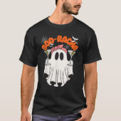 Boo racha Funny Halloween Ghost Drinking Margarita T-Shirt (Vorderseite)