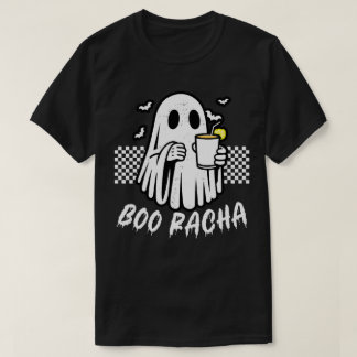 Boo Racha Funny Halloween Niedlich Ghost T-Shirt