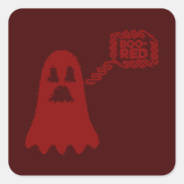 Boo-Red Aufkleber