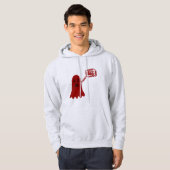 Boo-Red Herren Hoodie (Vorne ganz)