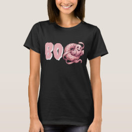BOO Rosa Geist & Donut Süßes Halloween Coquette T-Shirt